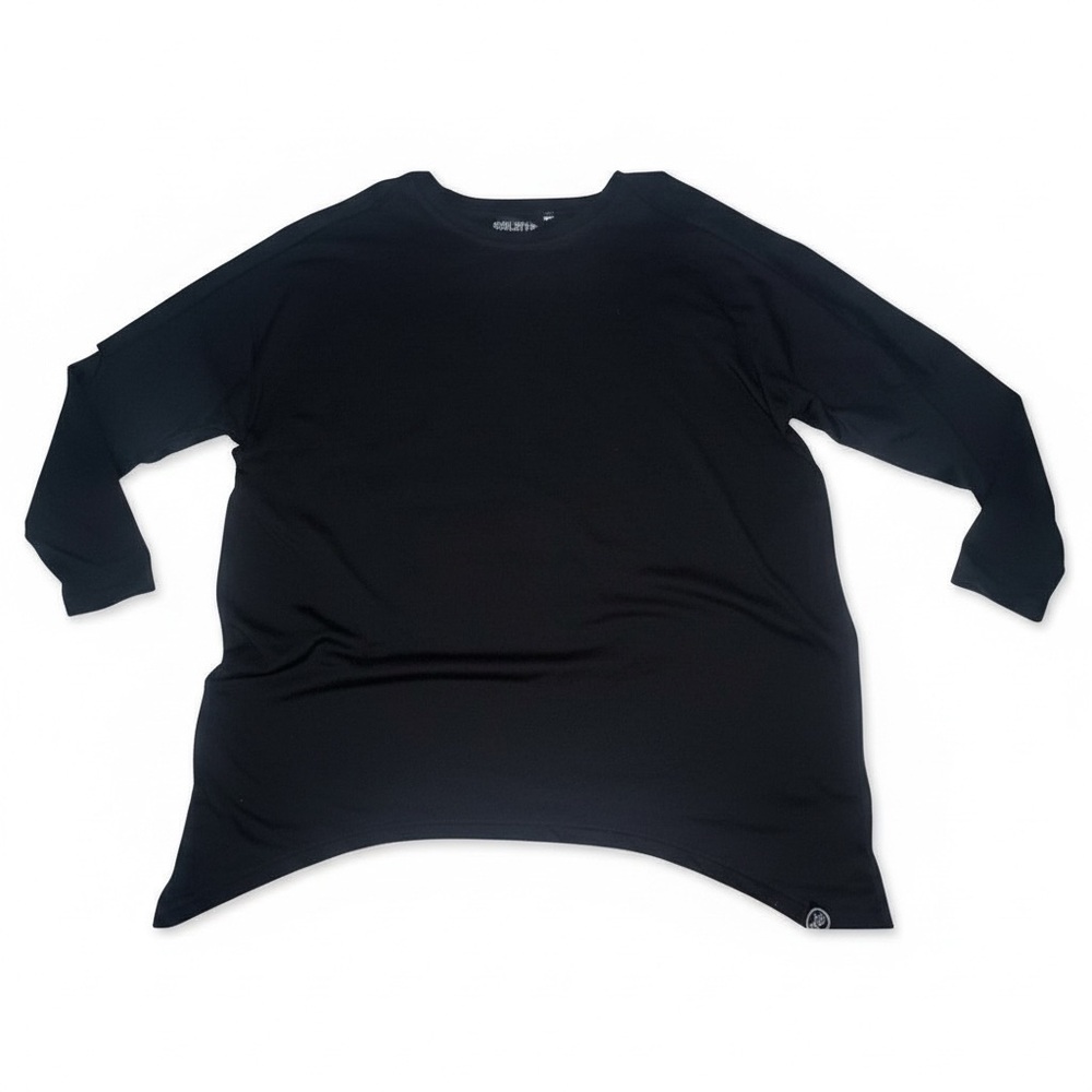 Soulstar Black Long Sleeve T-Shirt Size Large